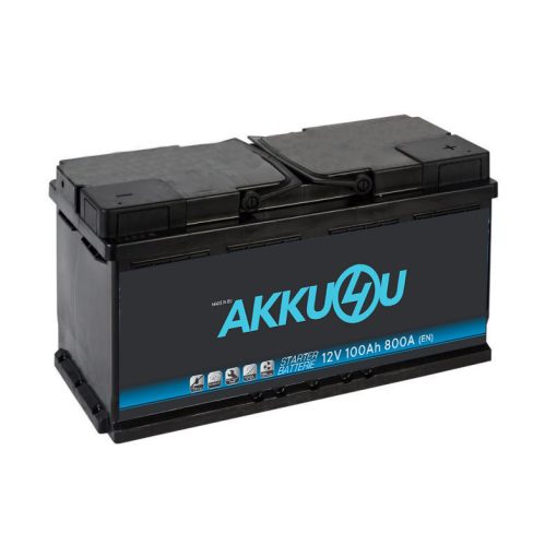 Akku4u 12V 100AH 800EN JOBB+