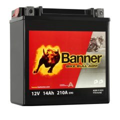 BANNER BIKE BULL MOTOR AKKUMULÁTOR AGM 514 22 ( YTX16-BS )