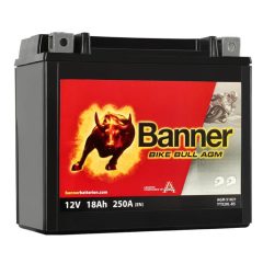 BANNER BIKE BULL MOTOR AKKUMULÁTOR AGM 518 21 ( YTX20L-BS )