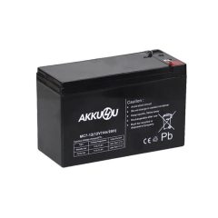 12V 7Ah Akku4u zselés akkumulátor