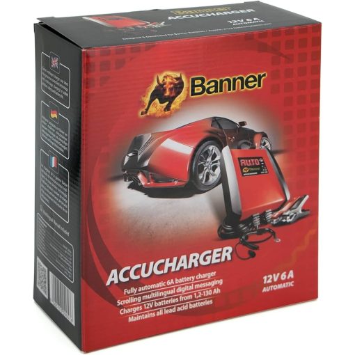 Banner Akkumulátor töltő 12V 6A