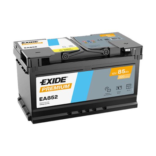 EXIDE PREMIUM EA852 12V 85AH 800EN JOBB+ AUTÓ AKKUMULÁTOR