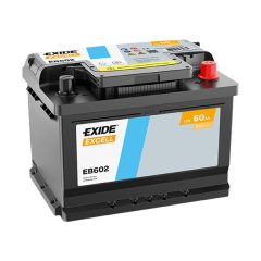 EXIDE EXCELL EB602 12V 60AH 540EN JOBB+ AUTÓ AKKUMULÁTOR
