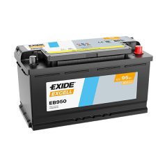 EXIDE EXCELL EB950 12V 95AH 800EN JOBB+ AUTÓ AKKUMULÁTOR