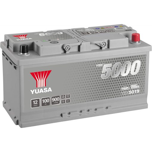YUASA YBX5019 12V 100AH 900EN JOBB+ AKKUMULÁTOR