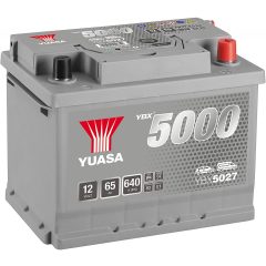 YUASA YBX5027 12V 65AH 640EN JOBB+ AKKUMULÁTOR