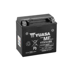 YUASA YTX14-BS 12V 12.6Ah 200A MOTOR AKKUMULÁTOR