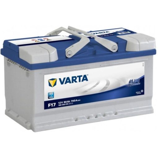 Varta Blue Dynamic 12V 80Ah 740En Jobb+ Autó Akkumulátor